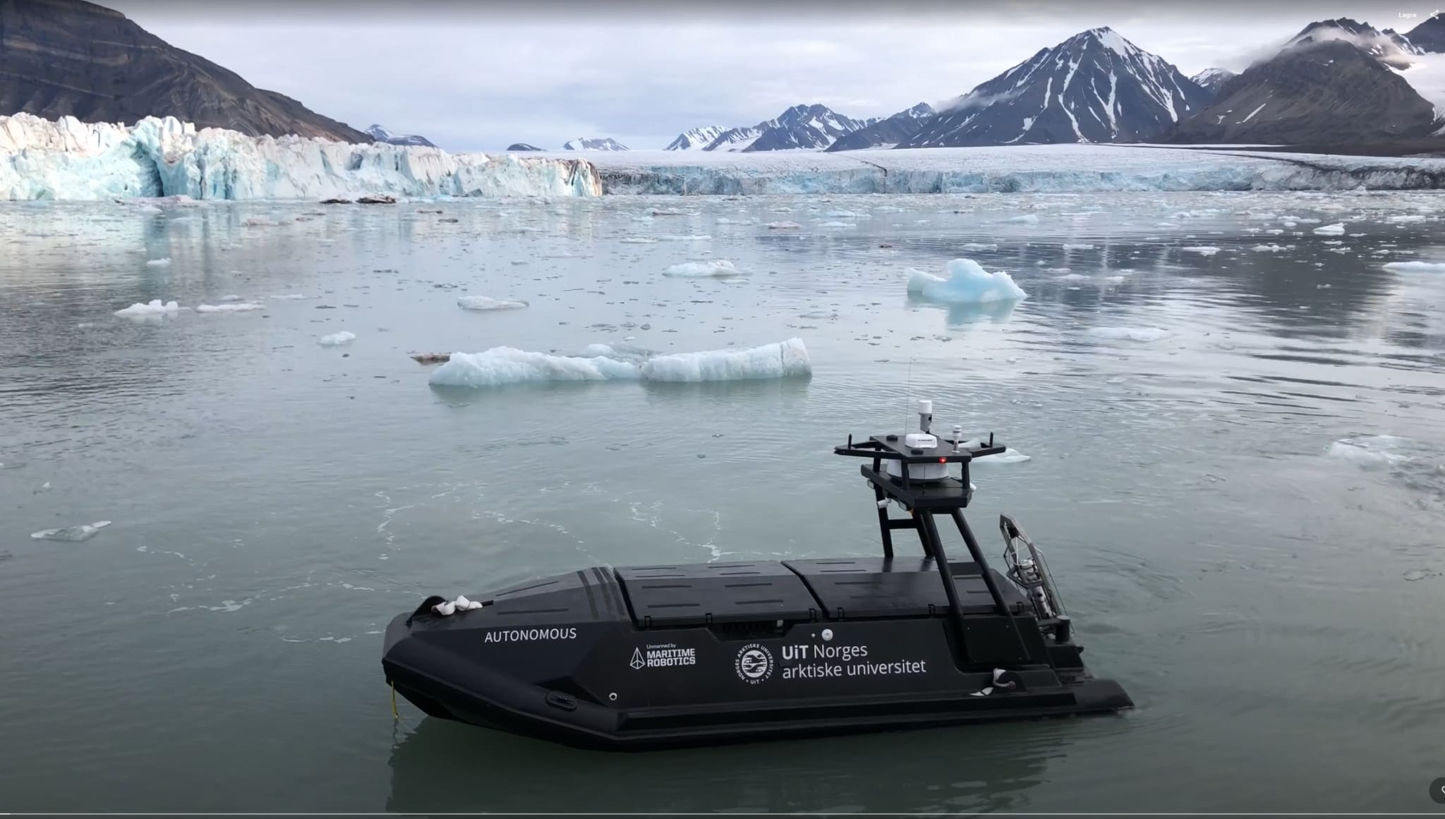 Roboter undersøker fjordens ukjente verden