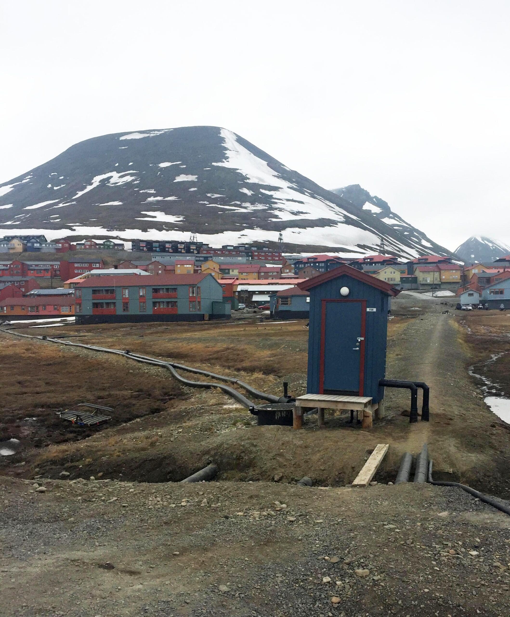 Pumpehus for avløp i Longyearbyen