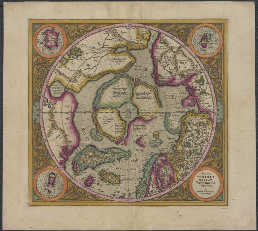 Bilde av gammelt kart