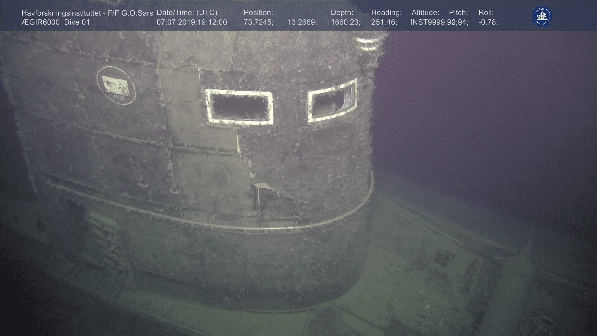 Expedition to the sunken nuclear submarine Komsomolets in the Norwegian Sea